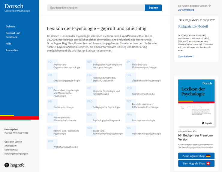Referenz: Hogrefe AG TYPO3 Website - datamints GmbH